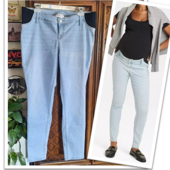 Isabel Maternity by Ingrid & Isabel Denim - Isabel Maternity by Ingrid & Isabel™ Under Belly Skinny Maternity Jeans - Sz 12
